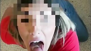 Brunette Amateur babe gives blowjob in 20+ ways compilation PART 2