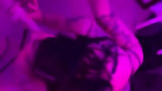 PussyJett sucks dildo on mirror horny after clubbing Funny pov PoleDance. Asian Part 3