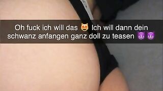 German Classmates fuck on Snapchat