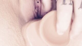 Dildo fuck and buttplug