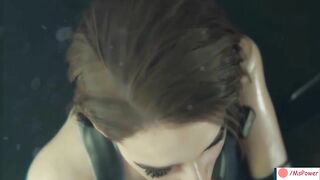 resident evil 3 Jill sloppy blowjob