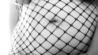 I ride my bbc dildo dressed in a fishnet. LiaKahn spanish milf amateur curvy hot chubby submissive bitch slut