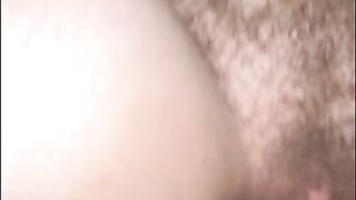 Close up POV of doggy.. he makes me queef before he cums inside me