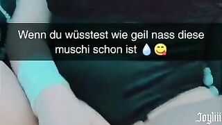 Süßes Häschen ist allein zuhause und wieder auf snap online (@real.Joyliii)