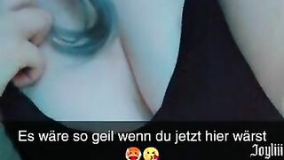 Süßes Häschen ist allein zuhause und wieder auf snap online (@real.Joyliii)