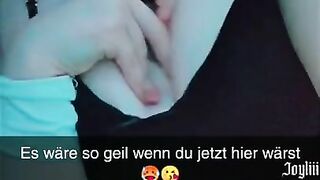 Süßes Häschen ist allein zuhause und wieder auf snap online (@real.Joyliii)