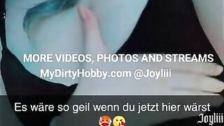 Süßes Häschen ist allein zuhause und wieder auf snap online (@real.Joyliii)