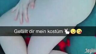 Süßes Häschen ist allein zuhause und wieder auf snap online (@real.Joyliii)