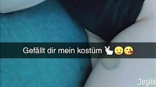 Süßes Häschen ist allein zuhause und wieder auf snap online (@real.Joyliii)