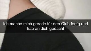 Girlfriend cheats on me after club Snapchat Cuckold German