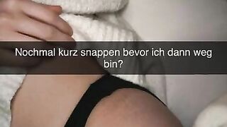 Girlfriend cheats on me after club Snapchat Cuckold German