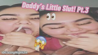 Daddy’s Little Slut Pt.3 Huge Cumshot [FULL Video On ONLYFANS: @LongNights24]