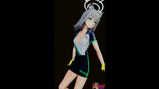 MMD-B Tall BluArc Time Moment bike-N - Emerald Suit Color Edit Smixix