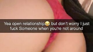 I cheat on my boyfriend during vacation Snapchat Cuckold