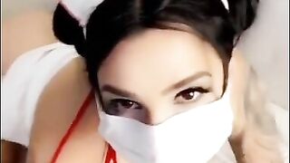 Busty Nurse DRAINS your cock