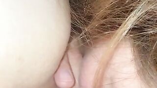 Bbw getting her tight pussy licked