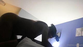 Big booty black girl quick hard fuck