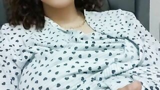 Step mom in bed with step son has strong erection and fuck