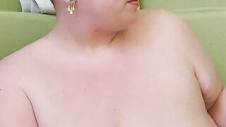 Peachesandstring soaps up her titties and plays with her nipples