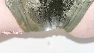 Pee in Panties Close up