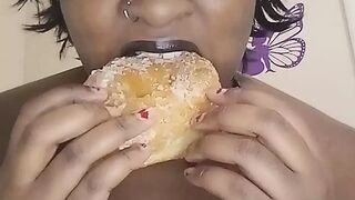 Mavis Sucks Donut Dry full video on Onlyfans