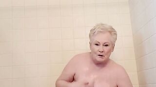 Sexy GILF Taking a Shower