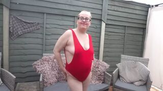 Wife Showing off in Leotard