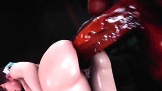 RED MONSTER PENIS HORSE (2)