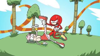 Amy x Knuckles Fucking! Rule34