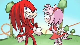 Amy x Knuckles Fucking! Rule34