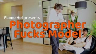 Asian model gets fingered by photographer during photoshoot - BTS from Photographer Fucks Model