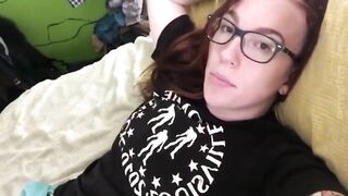 Lazy Bed Masturbation Show