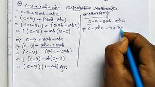 Factorization Math Slove by Bikash Edu Care Episode 6