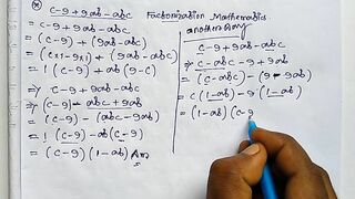 Factorization Math Slove by Bikash Edu Care Episode 6