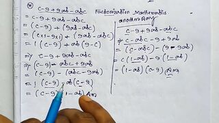 Factorization Math Slove by Bikash Edu Care Episode 6