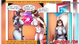 Nerd getting a big MILF with a huge ass! Nerd Stallion Comics Porn