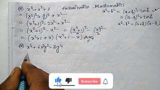 Factorization Math Slove by Bikash Edu Care Episode 28