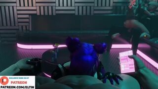 Cyberpunk Sex Doll Serves Client With Deep Blowjob ????| Hottest Blender Hentai Cyberpunk 2077 4K 60fp