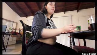 Chubby Fatty Nicole Passat is Growing Her Filthy Belly