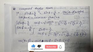 Compound Angles Math Slove By Bikash Educare Episode 19