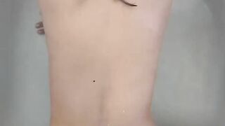 Gonzo video that pokes a big ass with a constriction in the back after fingering