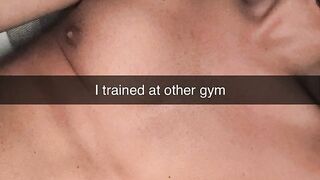 Teen cheats on boyfriend with bf after gym workout on Snapchat