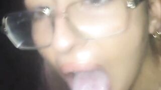 Teen Amateur Pornstar Ahegao Rossi Deepthroat and Swallows Cumshot Facial