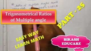 Prove this math , Ratios of multiple angles Math part 25