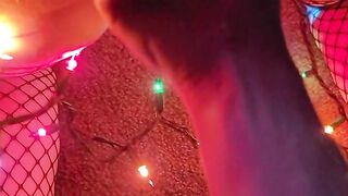 My boyfriend finger fucks me under the Christmas tree! I ORGASM, HARD!!!