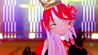 【MMD R18 Hololive/4K】《Houshou Marine (宝鐘マリン)》 ~《Pretty Savage (BLACKPINK)》