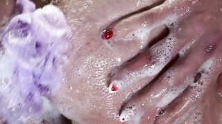 Soapy Ass and Hard Nipples