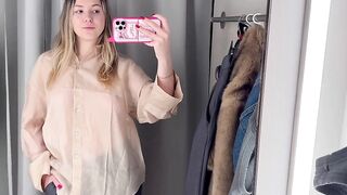 See through Transparent blouses TRy on Haul