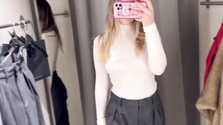 See through Transparent blouses TRy on Haul