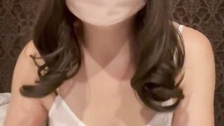 J Cup Japanese Big Tits Mature Wife Emi Situations where you take off your white underwear(//∇//)????